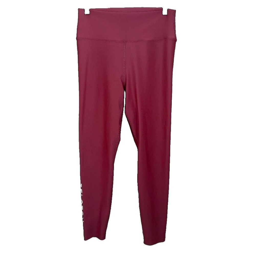 Peloton Womens Pink Athletic Leggings XL High Waisted Workout Pants Running Yoga